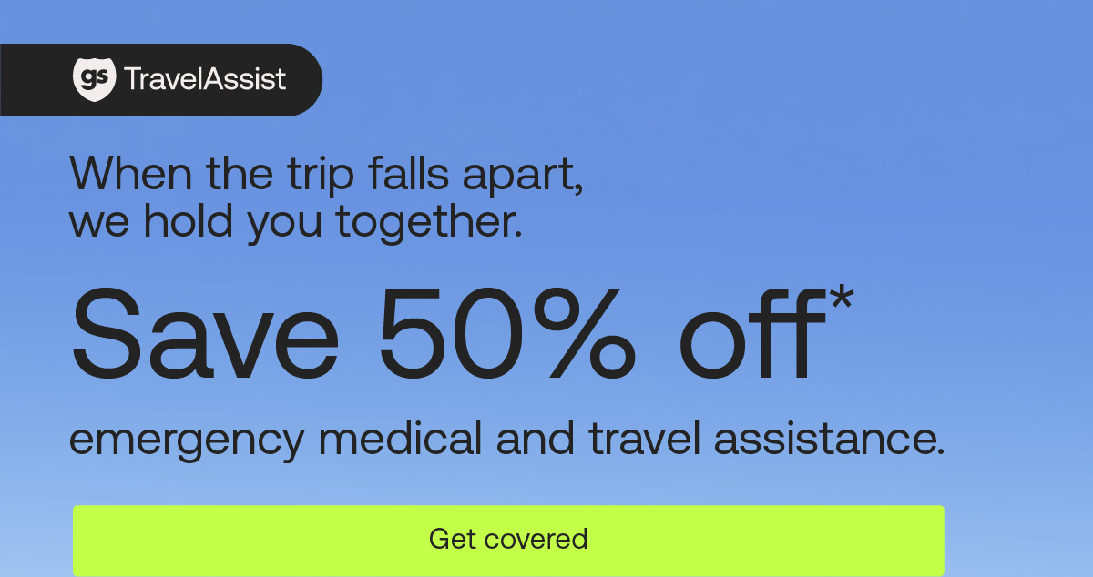Good Sam TravelAssist: Worry-free trips start here. Save 50% off.* Claim offer