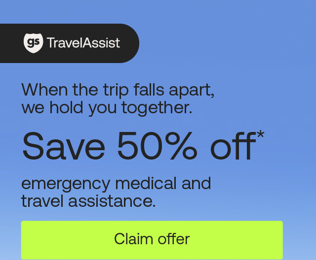 Good Sam TravelAssist: Worry-free trips start here. Save 50% off.* Claim offer