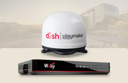 $100 OFF Purchase of Playmaker Dual Satellite & DISH Wally