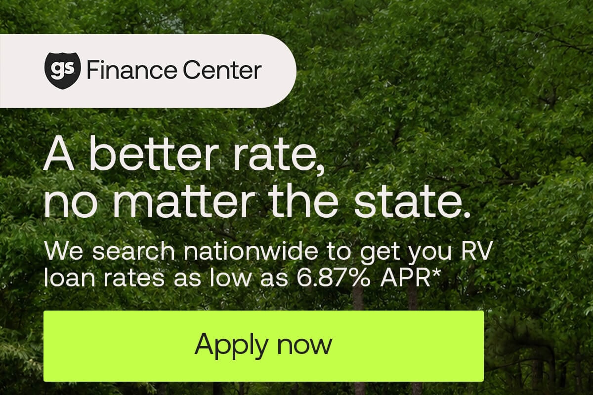 Good Sam Finance Center: Hit summer roads with savings in tow. Unlock an affordable and flexible RV loan. Rates start at 6.87% APR* / Apply now
