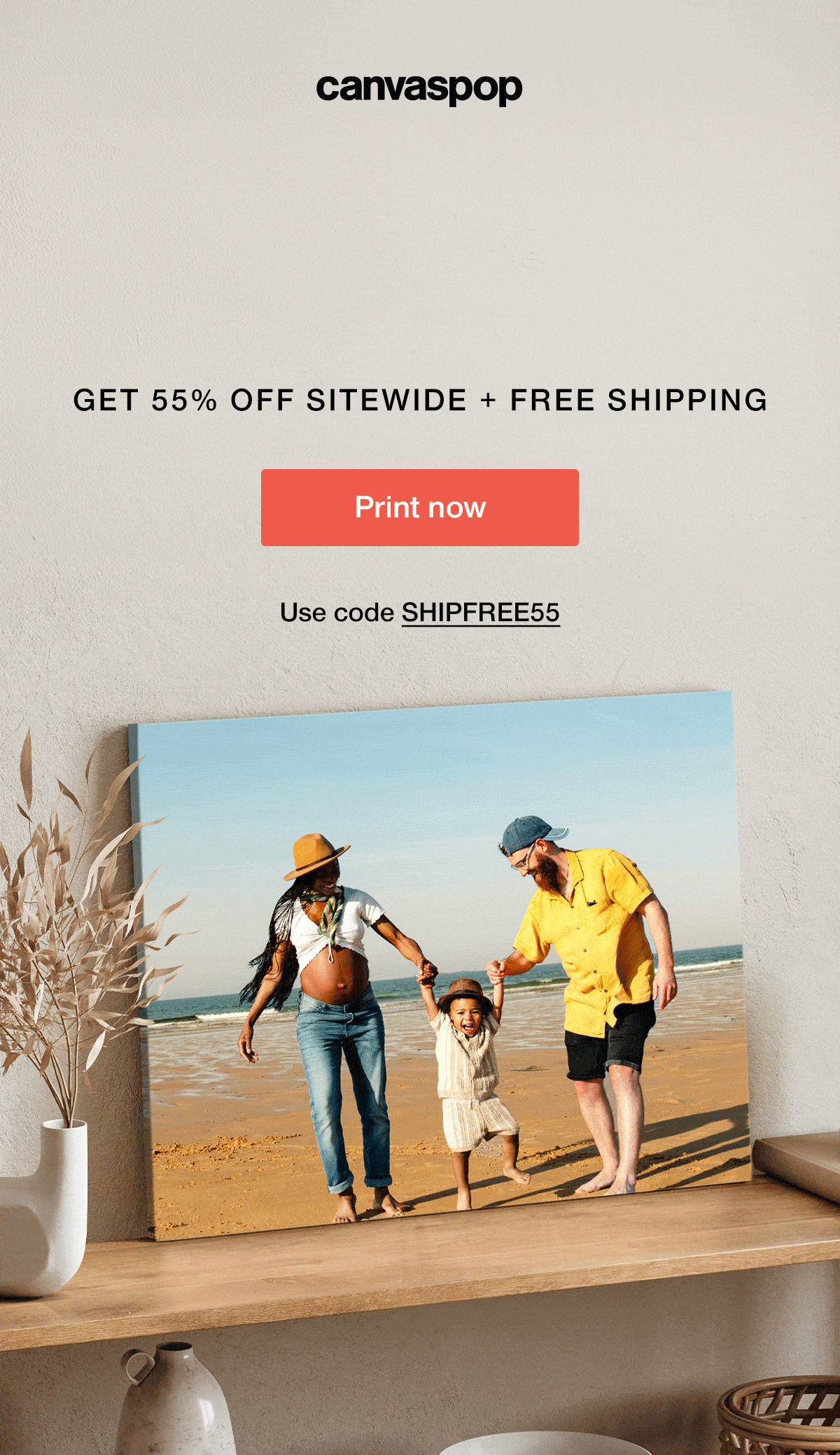 The Labor Day Sale. Get 55% off sitewide and Free Shipping. Use code SHIPFREE55