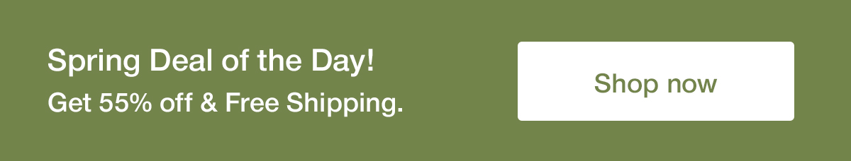 Deal of the day! Get 55% off & free shipping