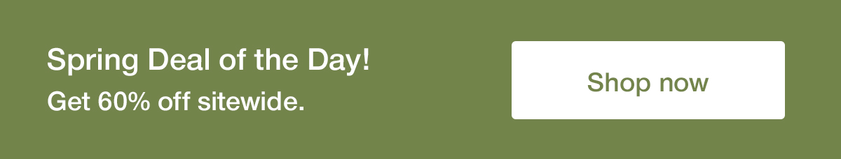 Deal of the day! Get 60% off sitewide