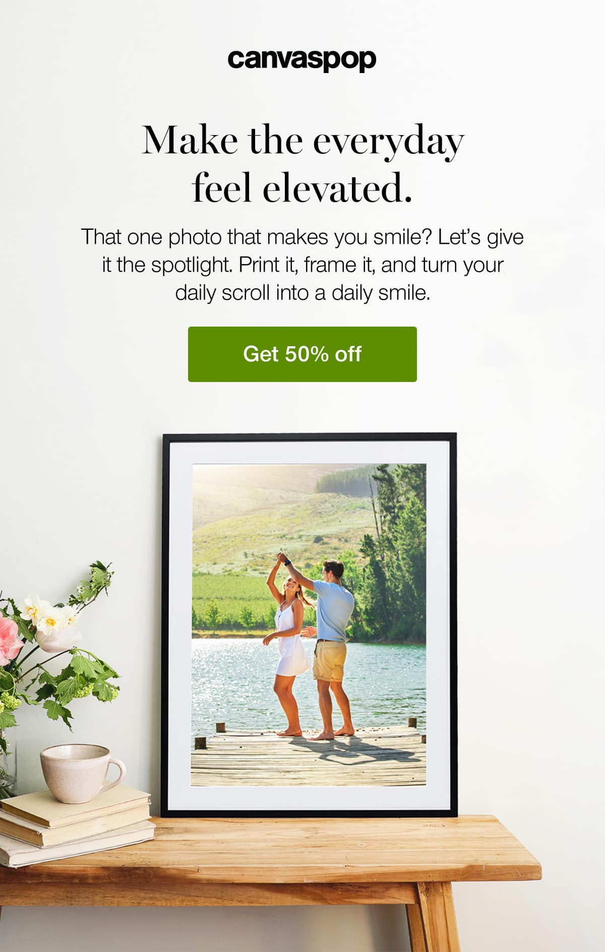 Make the everyday feel elevated. That one photo that makes you smile? Let's give it the spotlight. Print it, frame it, and turn your daily scroll into a daily smile.