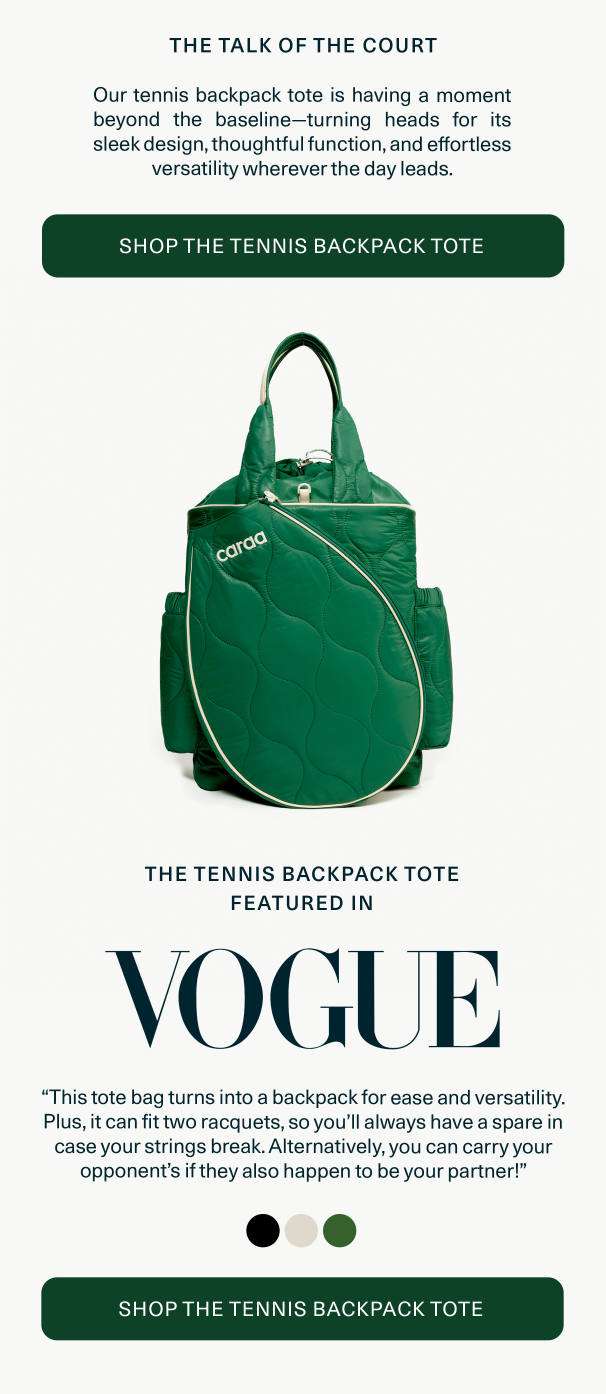 Shop the Tennis Backpack Tote in Ace Green