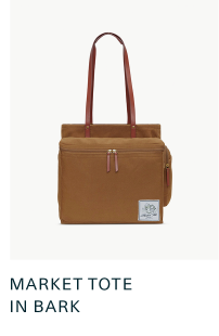 Market Tote in Bark