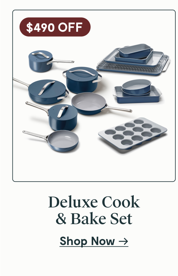 Deluxe Cook & Bake Set | $375 off | Shop Now
