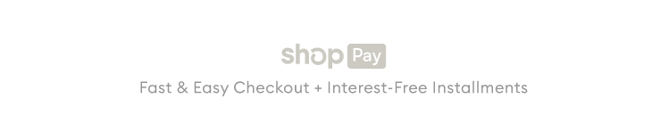 Fast & easy checkout with ShopPay