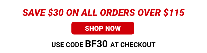 Get $30 OFF for our Black Friday Sale