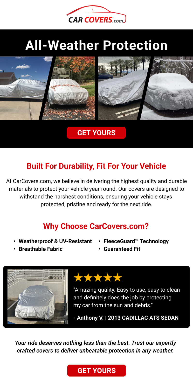 Durability and a Guaranteed Fit
