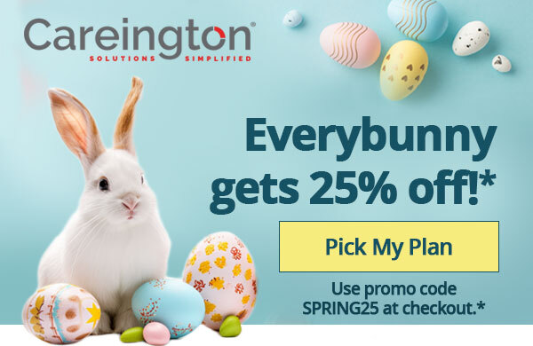 Careington International Corporation - Everybunny gets 25% off!* - Pick My Plan - Use promo code SPRING25 at checkout.*