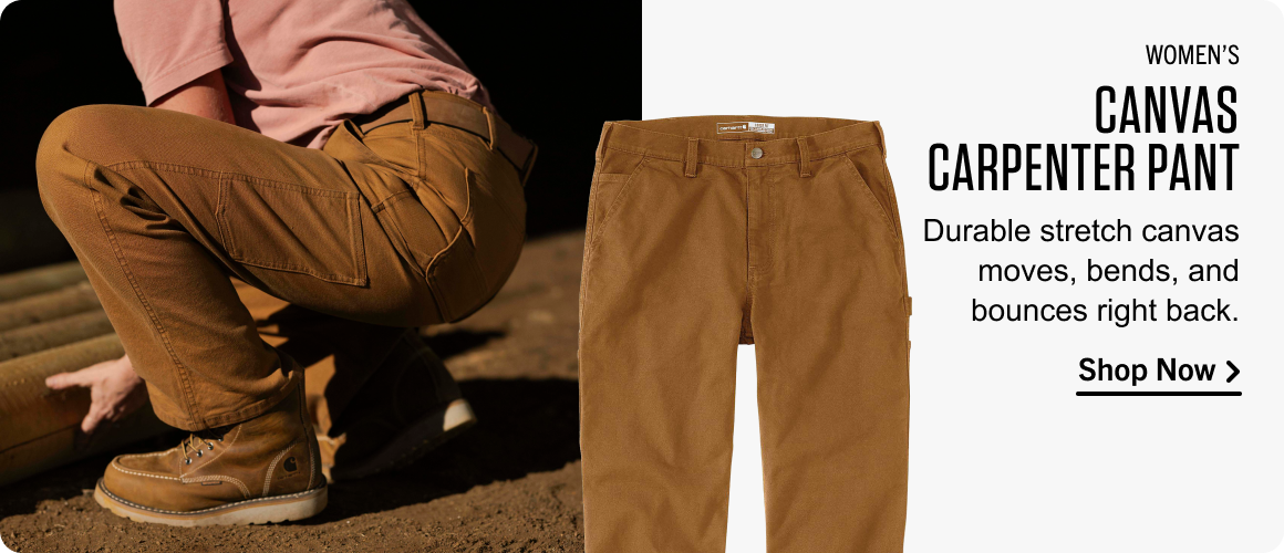 WOMEN'S CANVAS CARPENTER PANT