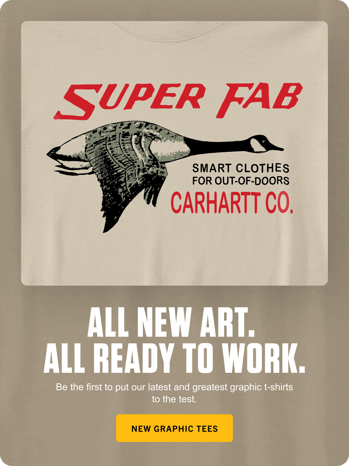 ALL NEW ART. ALL READY TO WORK.