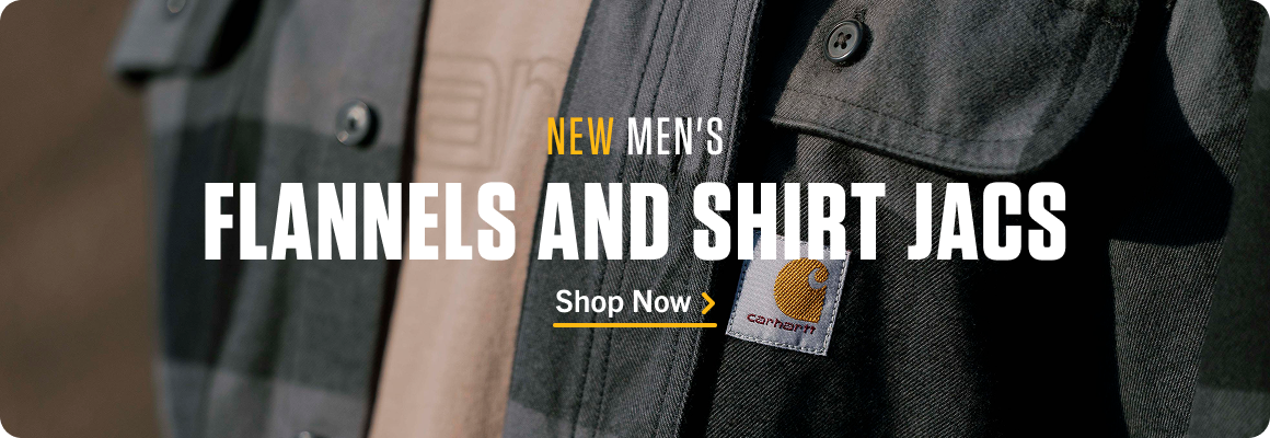 NEW MEN'S FLANNELS AND SHIRT JACS