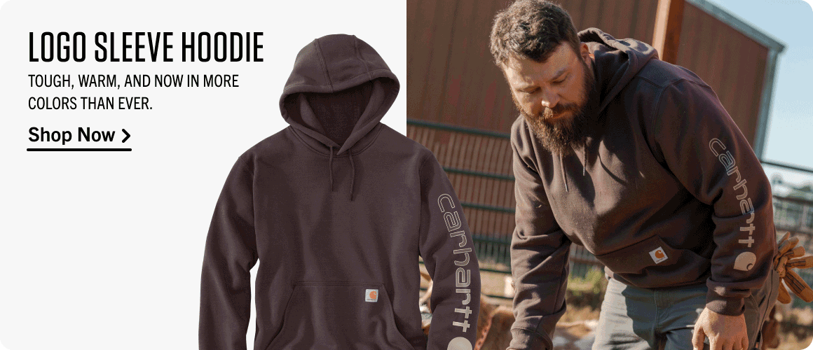 LOGO SLEEVE HOODIE