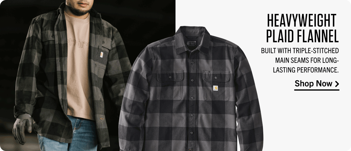 HEAVYWEIGHT PLAID FLANNEL