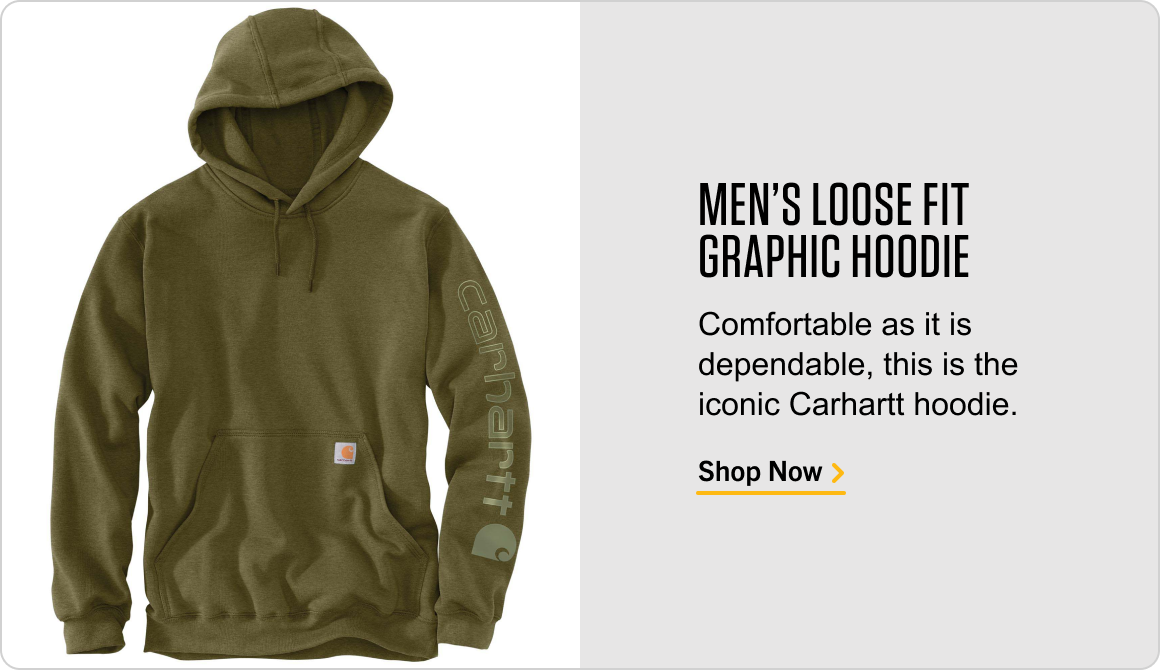 MEN’S LOOSE FIT GRAPHIC HOODIE