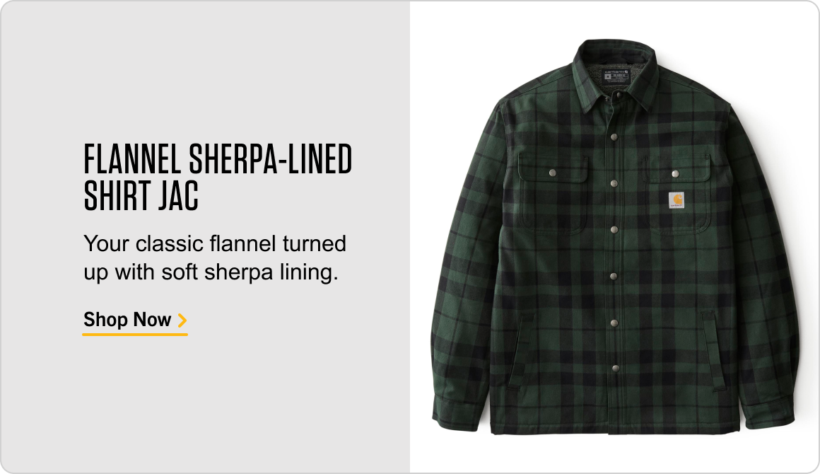 FLANNEL SHERPA-LINED SHIRT JAC