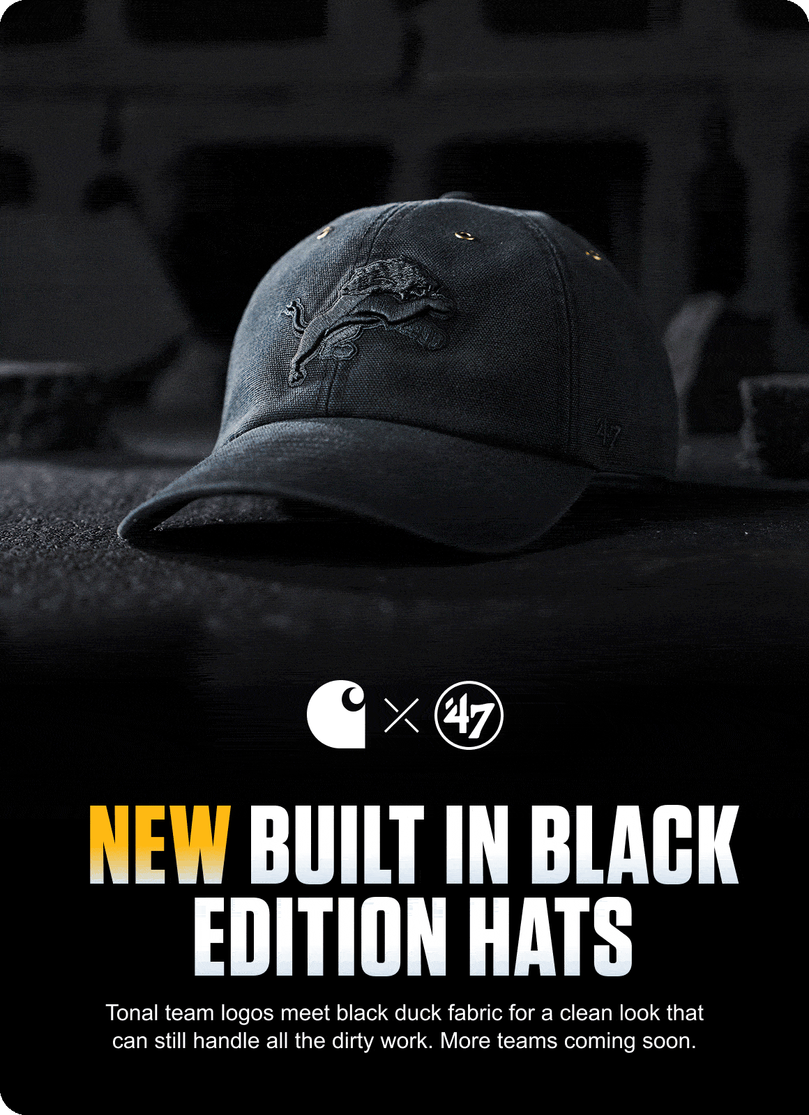 NEW BUILT IN BLACK EDITION HATS