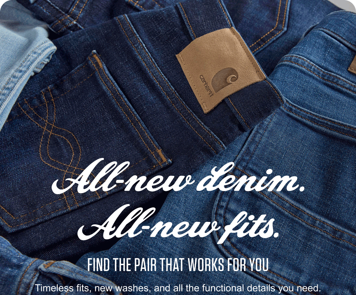 ALL NEW DENIM ALL NEW FITS