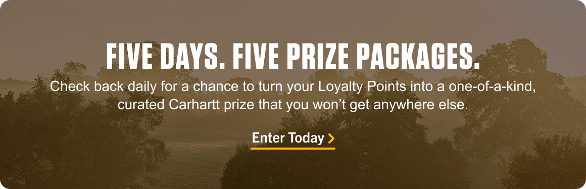 FIVE DAYS. FIVE PRIZE PACKAGES.
