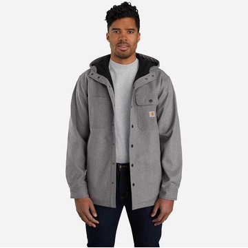 Rain Defender® Relaxed Fit Heavyweight Hooded Shirt Jac