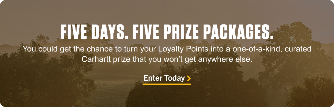 FIVE DAYS. FIVE PRIZE PACKAGES.