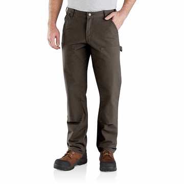 Relaxed Straight Rugged Flex® Duck Double-Front Dungaree