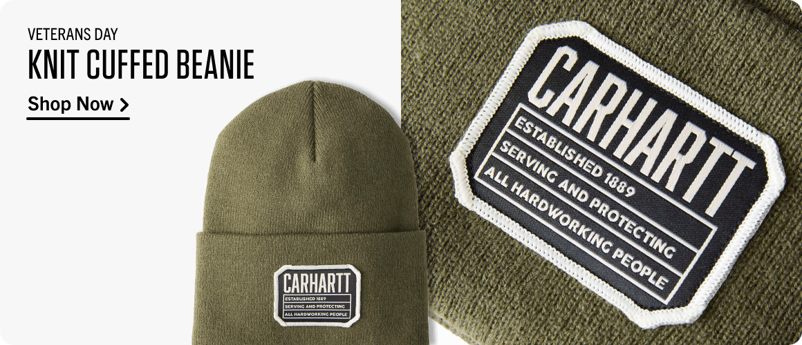 KNIT CUFFED BEANIE