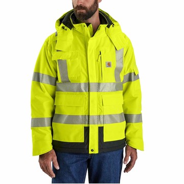 High-Visibility Waterproof Class 3 Sherwood Jacket - 4 Extreme Warmth Rating