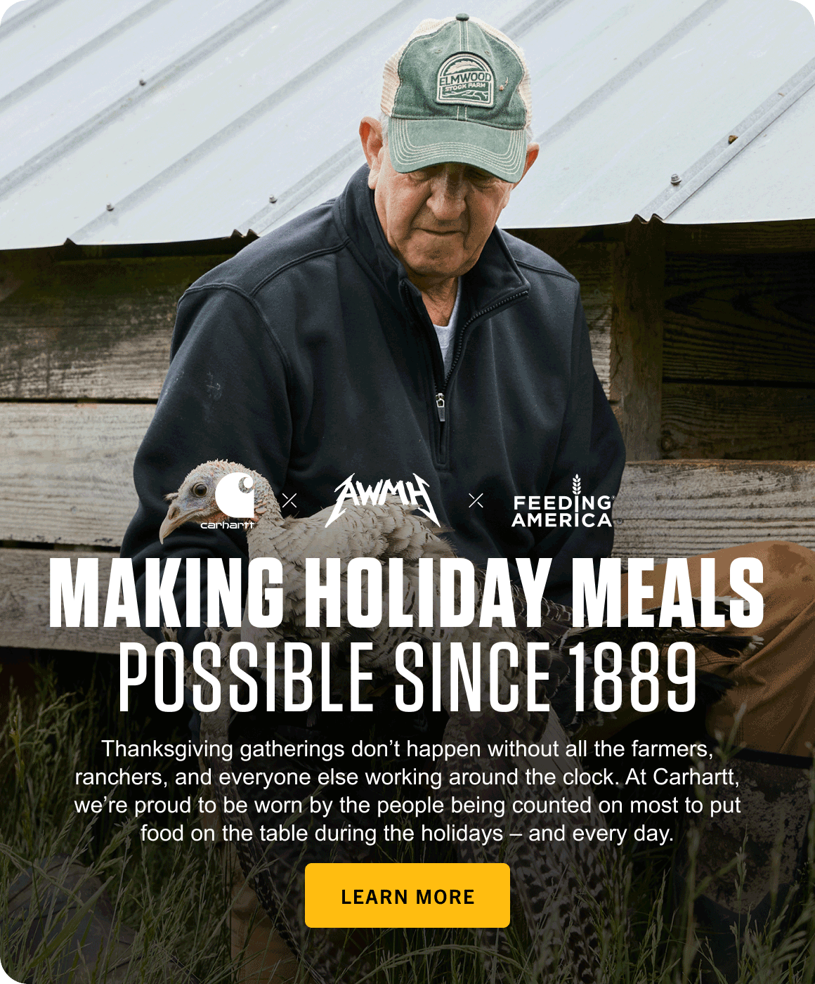 MAKING HOLIDAY MEALS POSSIBLE SINCE 1889