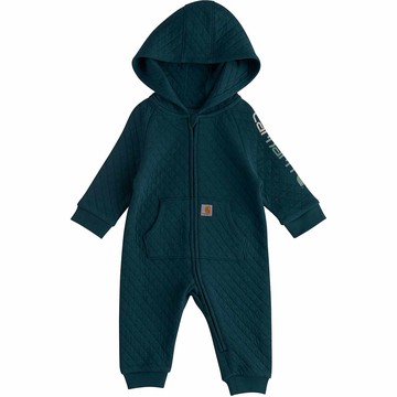 Kids' Long Sleeve Quilted Zip-Front Coverall (Baby)