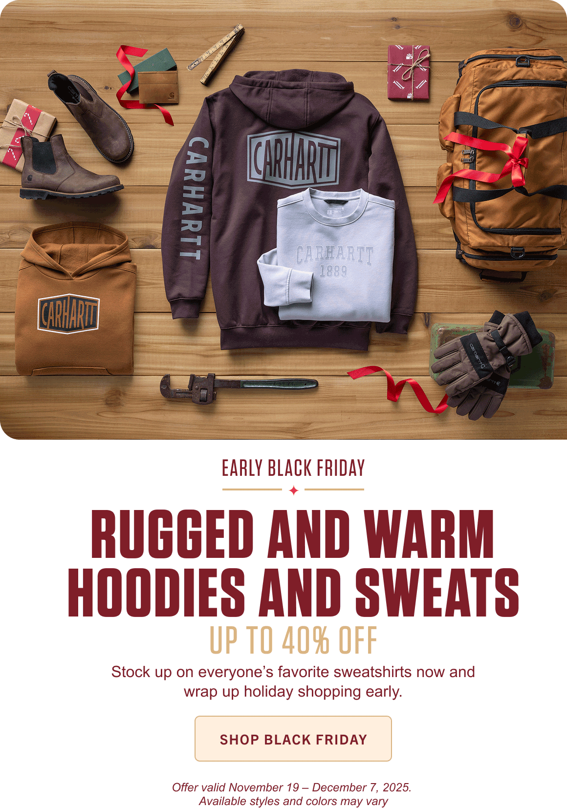 LIMITED-EDITION HOODIES AND SWEATS UP TO 40% OFF