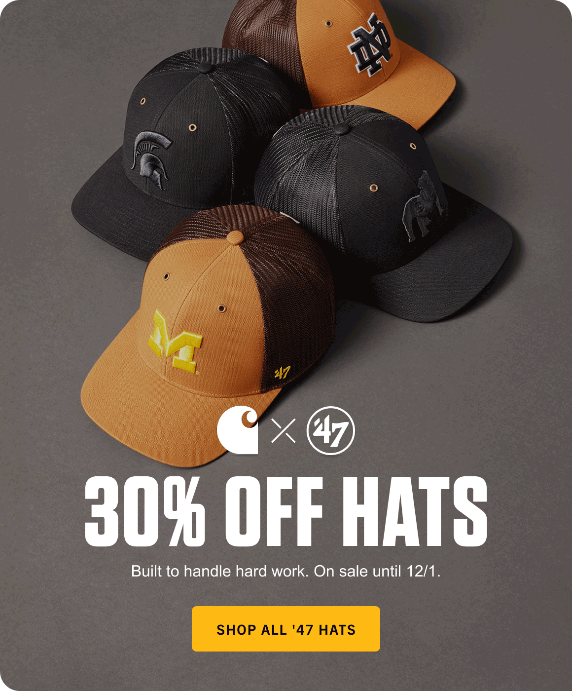 30% OFF HATS