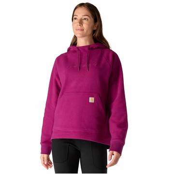 Women's Carhartt Force® Oversized-Fit Fleece Hooded Sweatshirt