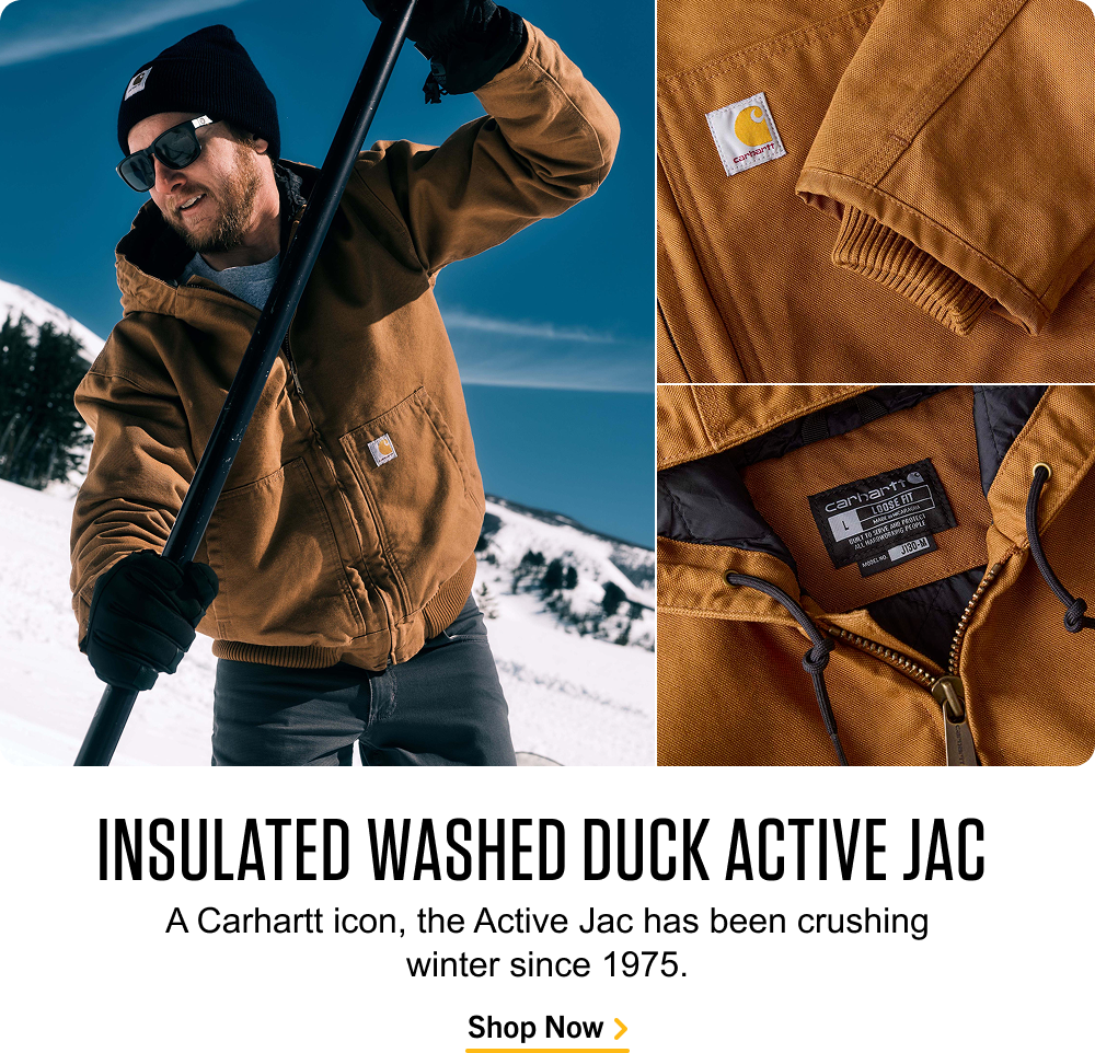 INSULATED WASHED DUCK ACTIVE JAC