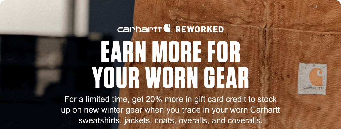 EARN MORE FOR YOUR WORN GEAR