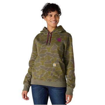 Women's Relaxed Fit Midweight Logo Sleeve Graphic Printed Sweatshirt