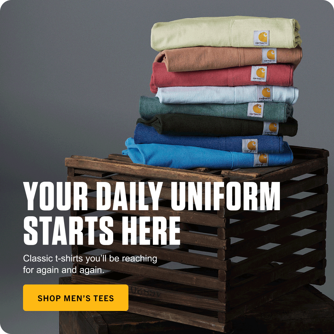 YOUR DAILY UNIFORM STARTS HERE | SHOP MEN’S TEES