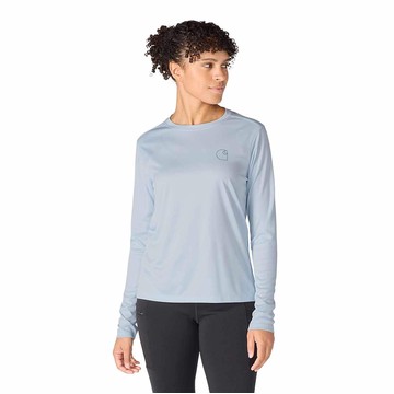 Women's Force Sun Defender™ Relaxed LS Logo T-Shirt