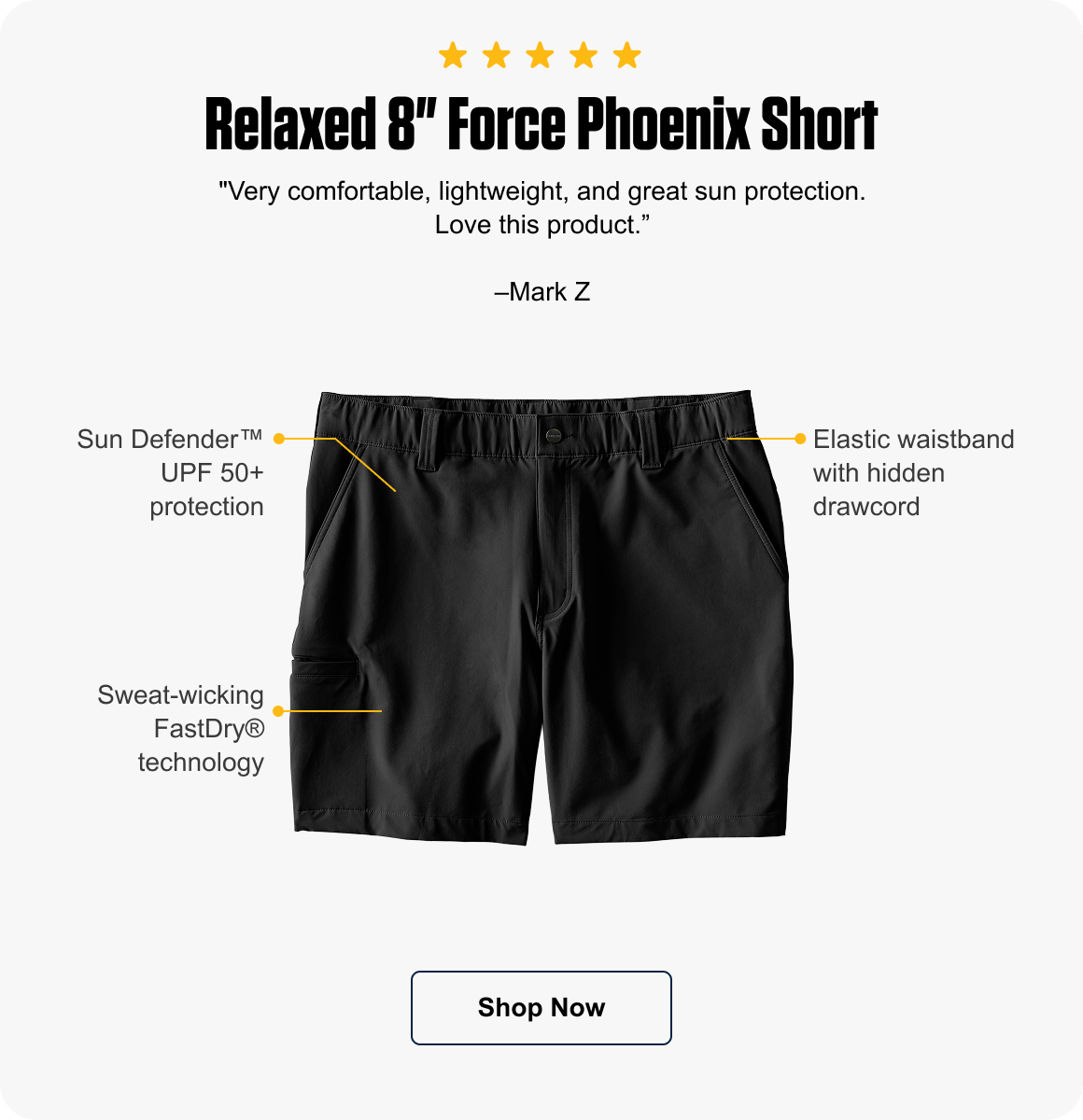 Shop Relaxed 8” Force Phoenix Short