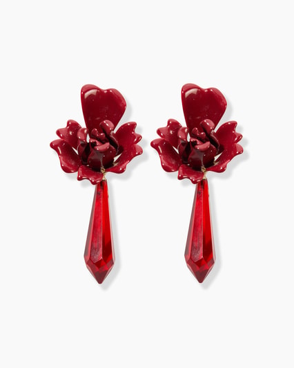 Enamel Tulip Earrings
