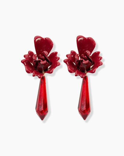 Enamel Tulip Earrings