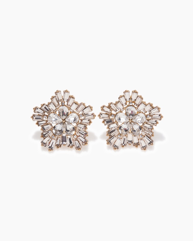 Crystal Snowflake Earrings