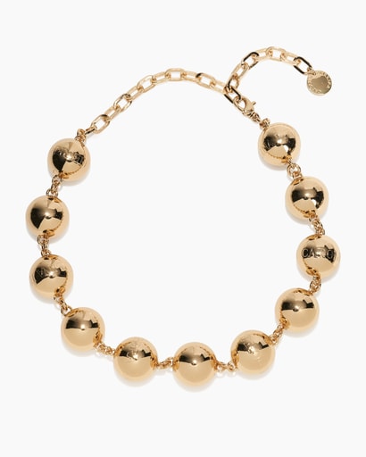Gold Ball Necklace