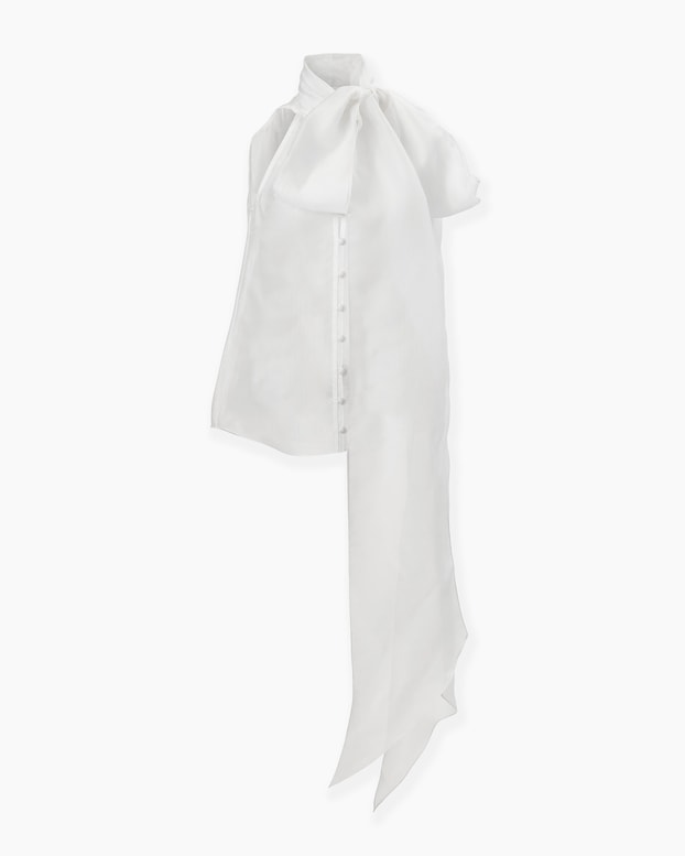 Organza Bow Blouse
