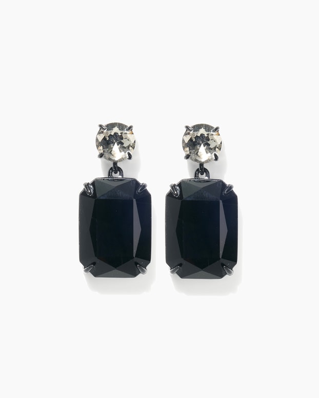 Crystal Riviere Drop Earrings