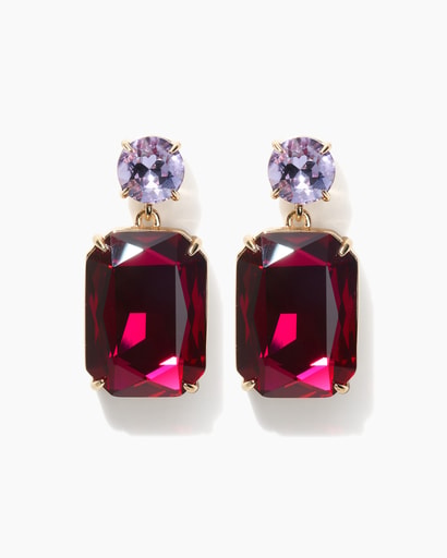 Crystal Riviere Drop Earrings