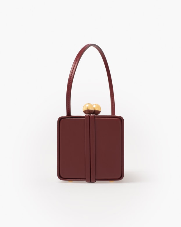 Mimi Leather Top Handle Bag