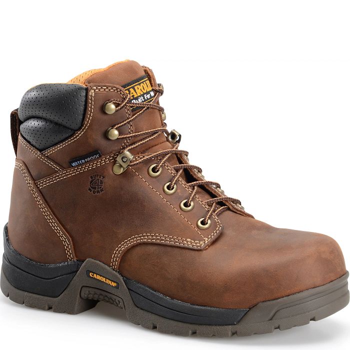 Shop Bruno Lo 6" Composite Toe Waterproof Work Boot in brown